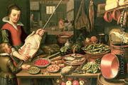 Kitchen Interior with a Maid - Floris Gerritsz. van Schooten