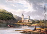 The Church of Johannes at the influx of the Lahn, engraved by T. Sutherland, from A Picturesque Tour along the Rhine, from Mentz to Cologne, published by R. Ackermann, London, 1819 - Christian Georg II Schutz or Schuz