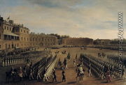Parade at the time of Emperor Paul I 1754-1801 1847 - Gustav Schwartz or Schwarz