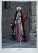 Aga, or Turkish gentleman, 18th century - Gerard Jean Baptiste Scotin