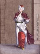 Tchelebi, a young Turkish lord, 18th century  - Gerard Jean Baptiste Scotin