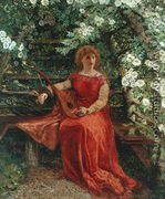 Fair Rosamund in her Bower - William Bell Scott