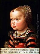 Archduchess Eleanor of Mantua 1534-94, aged two - Jacob Seisenegger