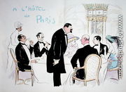 A lHotel de Paris 1913  - Georges Goursat Sem
