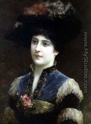 Lady in a Hat, 1887 - Emile Eismann Semenowski