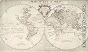 A Map of the World, Corrected from the Observations communicated to the Royal Societys of London and Paris, to the Right Honourable Richard Boyle, 1711 - John Senex