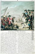 Battle of Almansa, 25th April 1707, engraved by Jean Baptiste Morret fl.1790-1820, 1787  - Antoine Louis Francois Sergent-Marceau