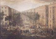 View of the Cours Belsunce, Marseilles, During the Plague of 1720, 1721 - Michel Serre