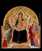 Madonna and Child with Sts John Baptist and Paul c. 1375 - Don Silvestro Dei Gherarducci