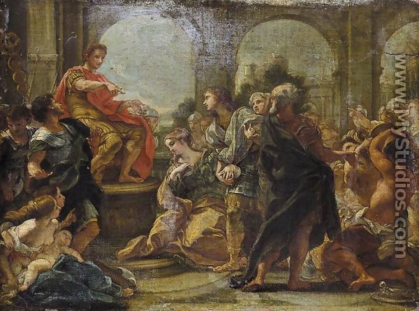 The Continence Of Scipio - Baciccio II