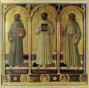Three Franciscan Saints c. 1470 - Domenico Di Michelino