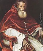Portrait Of Pope Paul III - Tiziano Vecellio (Titian)
