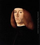 Portrait of a Young Man after 1490 - Andrea Solari