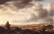 Beach near Scheveningen with Fish-Sellers c. 1643 - Simon De Vlieger