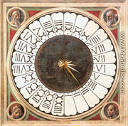 Clock With Heads Of Prophets - Paolo Uccello