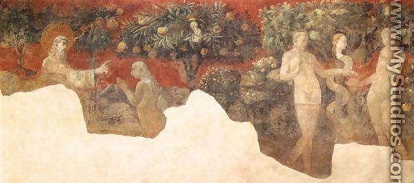 Creation of Eve and Original Sin 1432-36 - Paolo Uccello