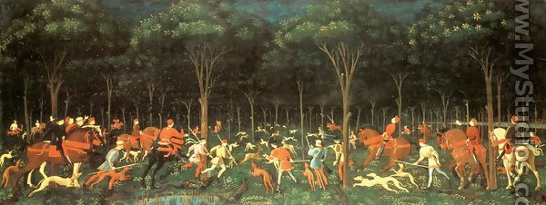 The Hunt in the Forest 1460s - Paolo Uccello