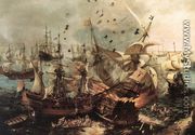 Battle Of Gibraltar - Hendrick Cornelisz. Vroom