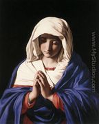 The Virgin in Prayer 1640-50 - Francesco de' Rossi (see Sassoferrato)