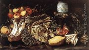 Still-life with Fruit, Vegetables and Animals 1621 - Tommaso Salini  (Mao)