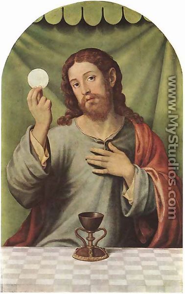 Christ with the Chalice - Juan De (Vicente) Juanes  (Masip)