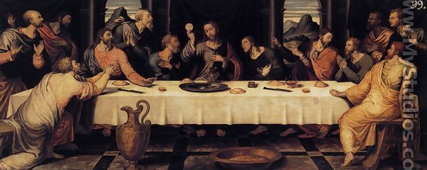 The Last Supper c. 1560 - Juan De (Vicente) Juanes  (Masip)