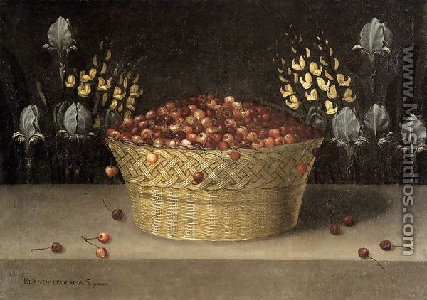 Still Life With Cherries And Strawberries In China Bowls - Osias, the Elder Beert