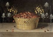 Still Life With Cherries And Strawberries In China Bowls - Osias, the Elder Beert