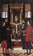St Ambrose With Saints - Ambrogio Borgognone