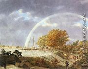 Autumn Landscape with Rainbow 1779 - Jacob Cats