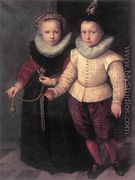 Double Portrait of a Brother and Sister - Cornelis Ketel