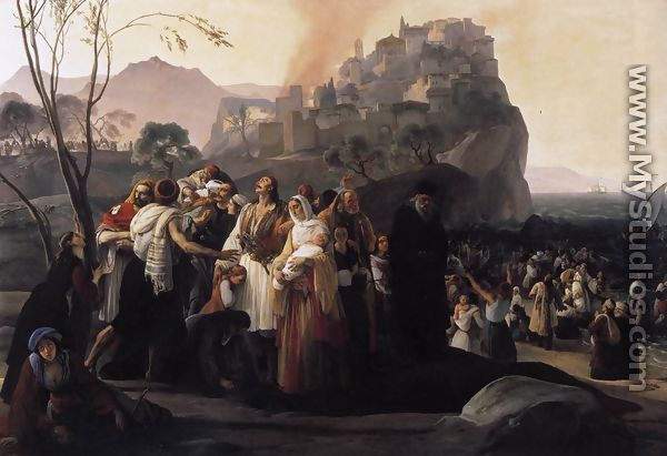 The Refugees of Parga 1831 - Francesco Paolo Hayez