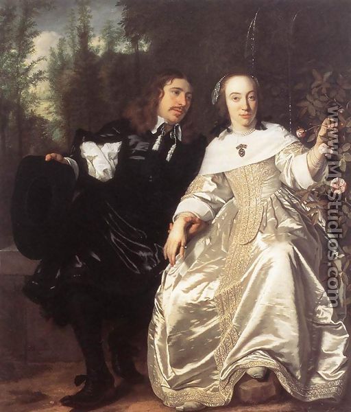 Abraham Del Court And Maria De Keersegieter - Bartholomeus Van Der Helst