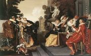 Music-Making Company on a Terrace c. 1620 - Dirck Hals