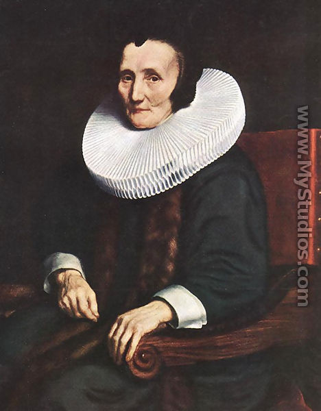 Portrait of Margaretha de Geer, Wife of Jacob Trip c. 1660 - Nicolaes Maes