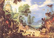 Landscape with Birds 1628 - Roelandt Jacobsz Savery