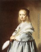 Girl in a Blue Dress 1641 - Johannes Cornelisz. Verspronck