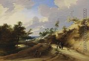A Wooded Dune Landscape - Lodewijk De Vadder