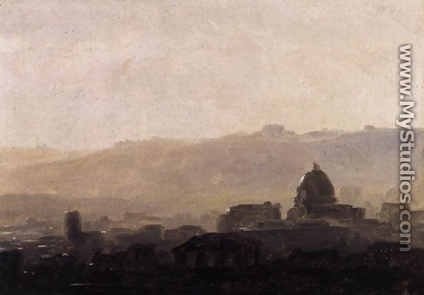 View of Rome in the Morning 1782-84 - Pierre-Henri de Valenciennes