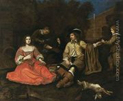 A Hunting Company Resting c. 1651 - Michael Sweerts