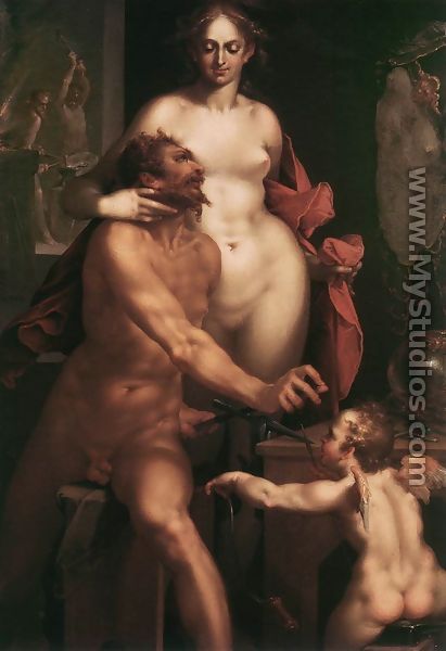 Venus and Vulcan c. 1610 - Bartholomaeus Spranger