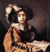 The Young Singer 1622-23 - Claude Vignon