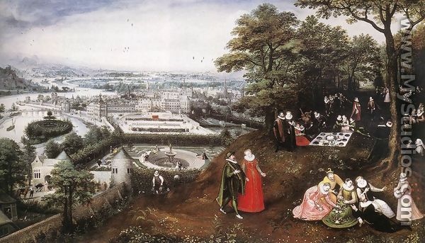 Landscape in Spring 1587 - Lucas Van Valkenborch