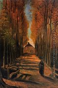 Avenue Of Poplars In Autumn - Vincent Van Gogh
