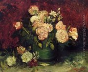 Bowl With Peonies And Roses - Vincent Van Gogh