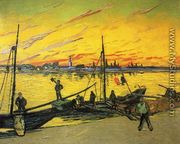 Coal Barges - Vincent Van Gogh