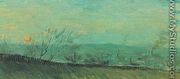 Factories Seen From A Hillside In Moonlight - Vincent Van Gogh