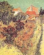 Garden Behind A House - Vincent Van Gogh