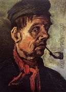 Head Of A Peasant With A Pipe - Vincent Van Gogh