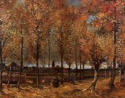 Lane With Poplars - Vincent Van Gogh